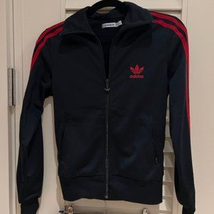 adidas jacket and pants set size S blue and red track jacket and sweatpant set